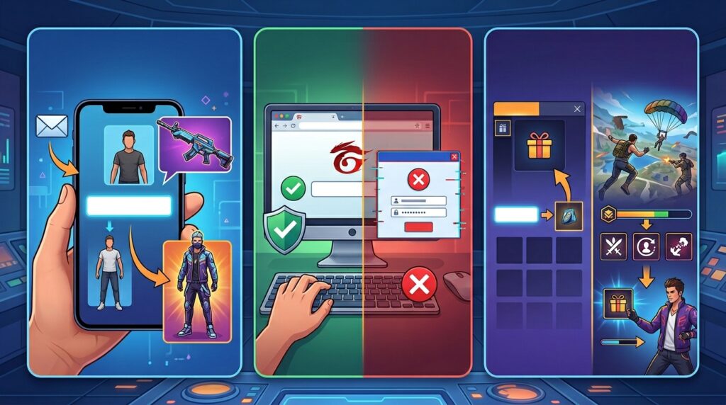 Diferença Entre Codiguins e Eventos do Free Fire